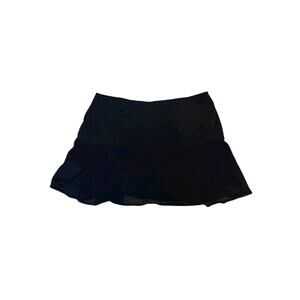 Athleta Black Mesh Tennis Golf Skort Size‎ L
